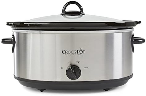 7 Quart Oval Manual Slow Cooker – Stainless Steel - Curated Catalog J0
