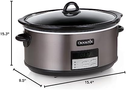 8 Quart Programmable Slow Cooker with Auto Warm - Curated Catalog S9