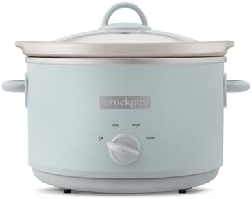 4.5 Quart Manual Slow Cooker – Macaroon Blue - Curated Catalog F6
