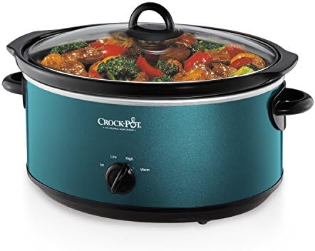 7 Quart Manual Slow Cooker – Turquoise - Curated Catalog X3