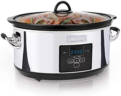 7 Quart Programmable Slow Cooker – Polished Platinum - Curated Catalog Z5