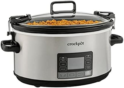 7 Quart Portable Programmable Slow Cooker with Timer - Curated Catalog A6