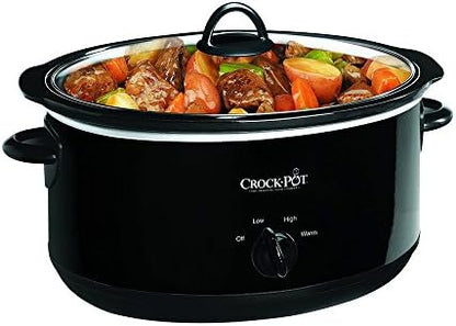 8 Quart Manual Slow Cooker – Black - Curated Catalog M5