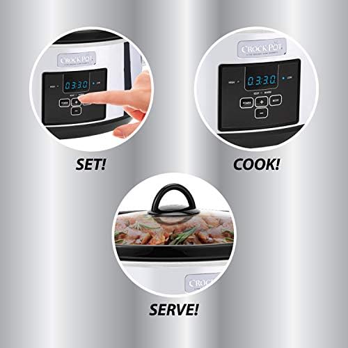 7 Quart Programmable Slow Cooker – Polished Platinum - Curated Catalog Z5