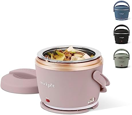 Electric Lunch Box Food Warmer 20oz – Blush Pink - Curated Catalog U0