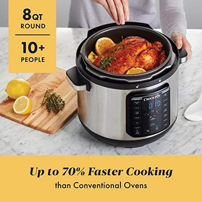 8 Quart Express Crock Multi-Use Pressure Cooker - Curated Catalog Q0