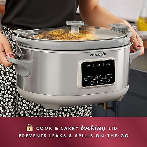 7 Quart Programmable Cook & Carry Slow Cooker - Curated Catalog X1