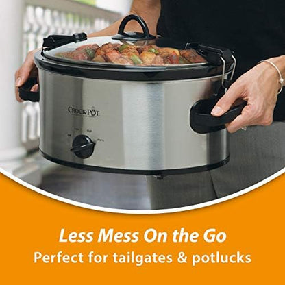 Cook & Carry 6 Quart Portable Slow Cooker - Curated Catalog D5