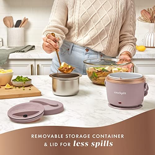 Electric Lunch Box Food Warmer 20oz – Blush Pink - Curated Catalog U0