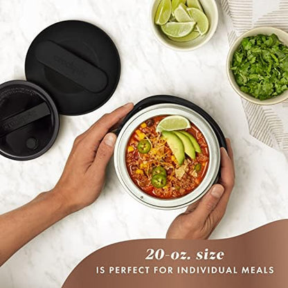 Electric Lunch Box Food Warmer 20oz – Black - Curated Catalog N0
