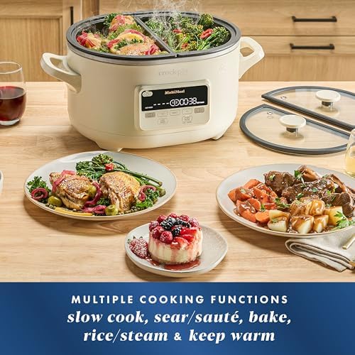 MultiMeal Multicooker with Programmable Slow Cooker - Curated Catalog Y9