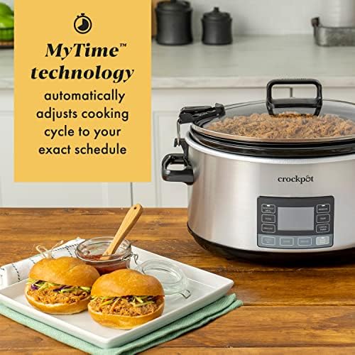 7 Quart Portable Programmable Slow Cooker with Timer - Curated Catalog A6