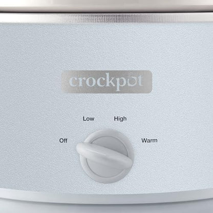 4.5 Quart Manual Slow Cooker – Macaroon Blue - Curated Catalog F6