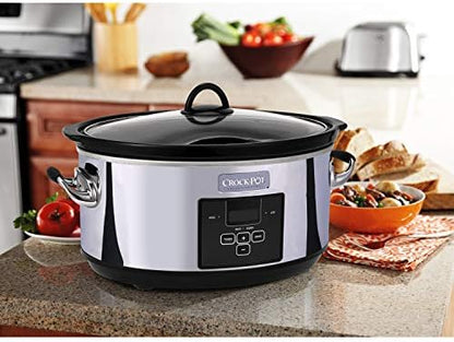 7 Quart Programmable Slow Cooker – Polished Platinum - Curated Catalog Z5