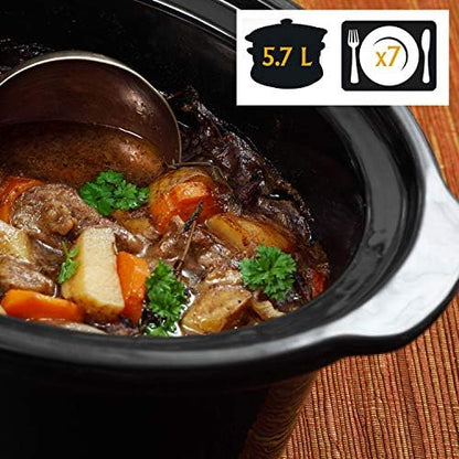 Cook & Carry 6 Quart Portable Slow Cooker - Curated Catalog D5
