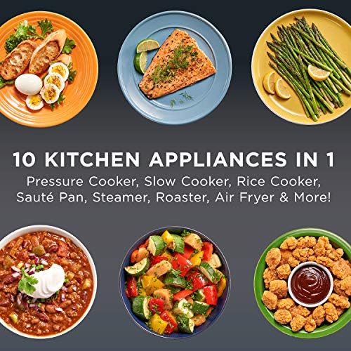 Express Crisp 8 Quart 10-in-1 Pressure Cooker - Curated Catalog J1