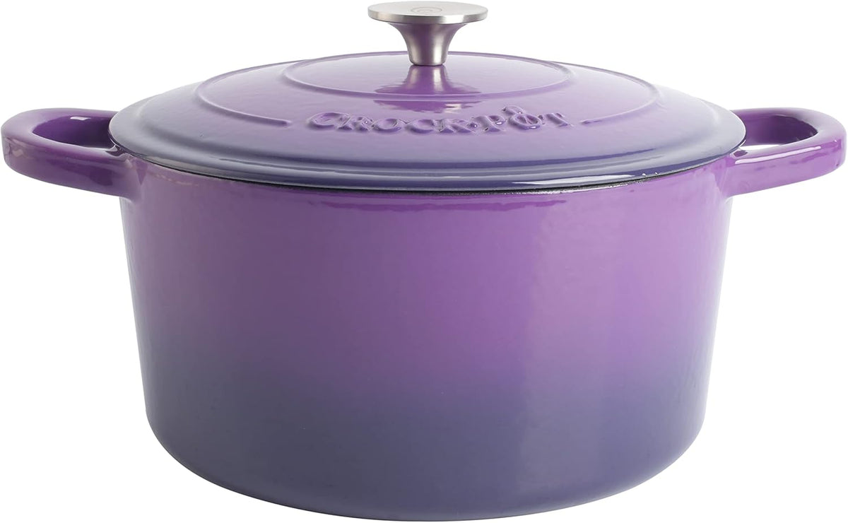 3 Quart Enameled Cast Iron Dutch Oven – Aqua - Curated Catalog I8