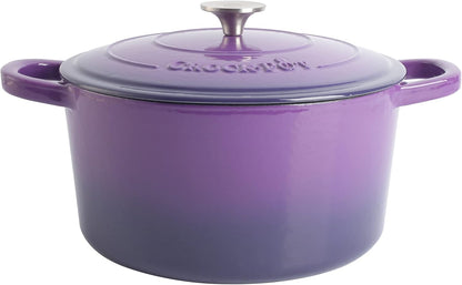 3 Quart Enameled Cast Iron Dutch Oven – Aqua - Curated Catalog I8