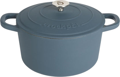 3 Quart Enameled Cast Iron Dutch Oven – Aqua - Curated Catalog G1