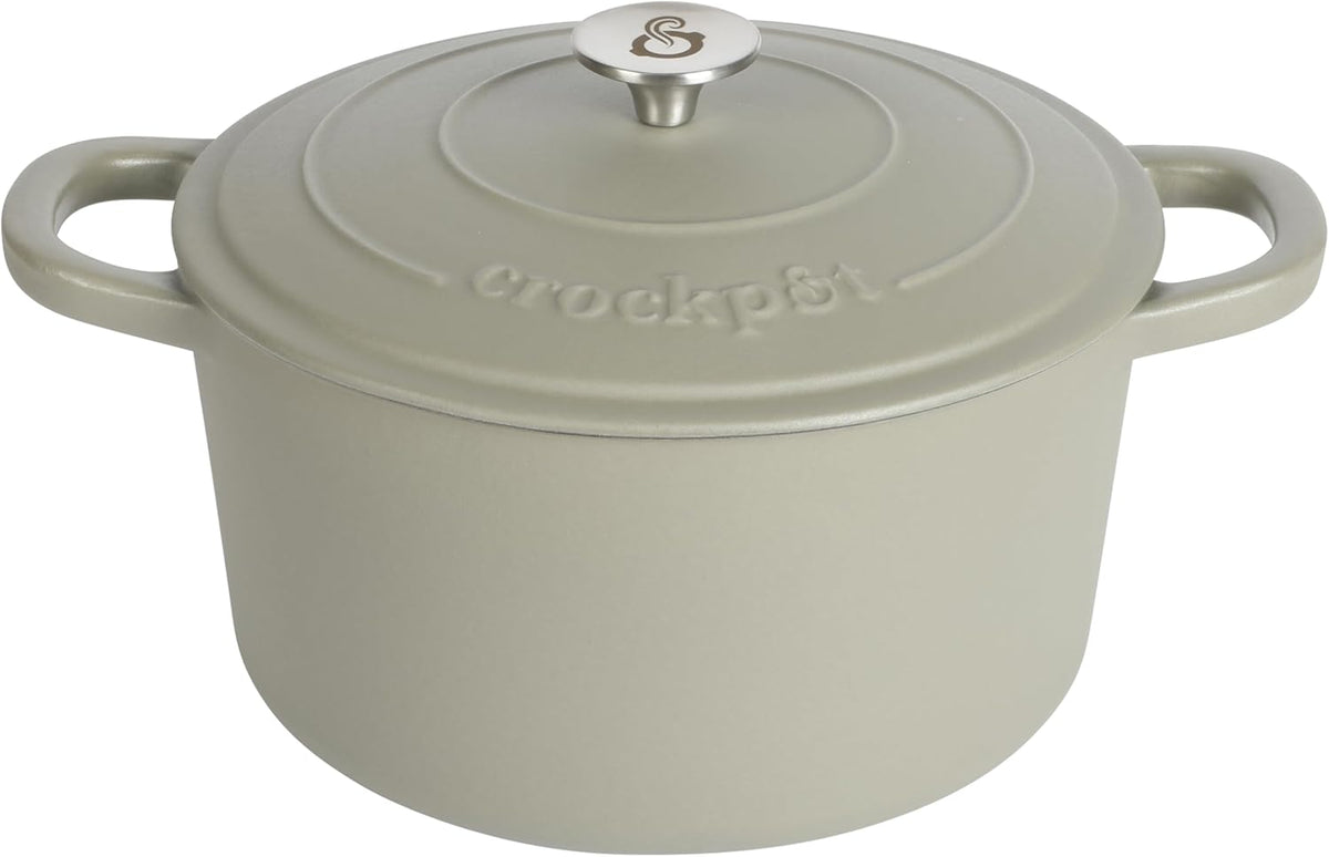 3 Quart Enameled Cast Iron Dutch Oven – Aqua - Curated Catalog I8