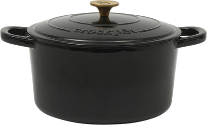 3 Quart Enameled Cast Iron Dutch Oven – Aqua - Curated Catalog G1