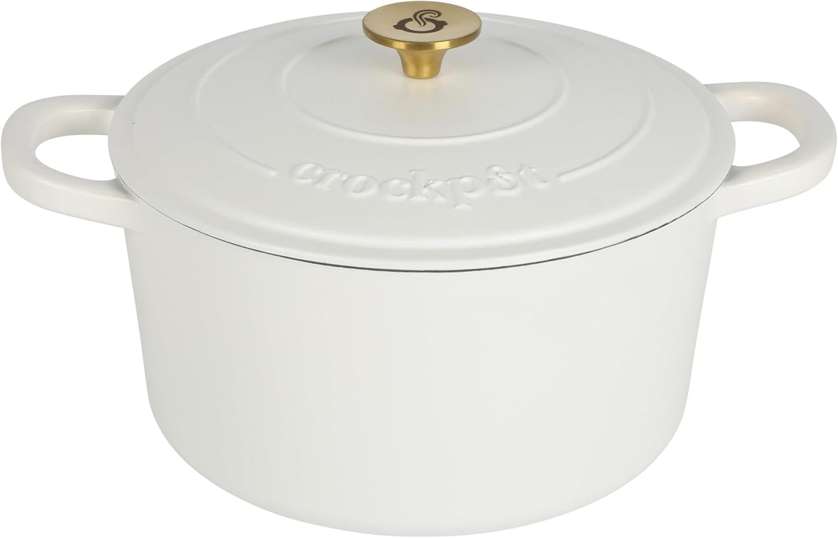3 Quart Enameled Cast Iron Dutch Oven – Aqua - Curated Catalog K5