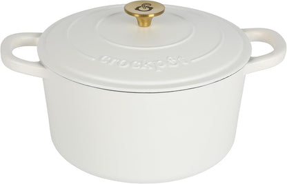 3 Quart Enameled Cast Iron Dutch Oven – Aqua - Curated Catalog K5