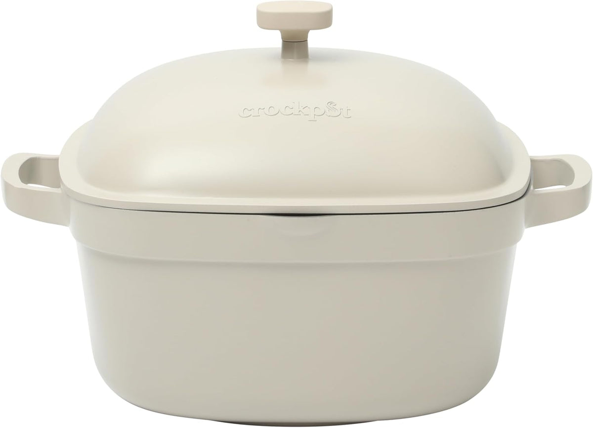 3 Quart Enameled Cast Iron Dutch Oven – Aqua - Curated Catalog I8