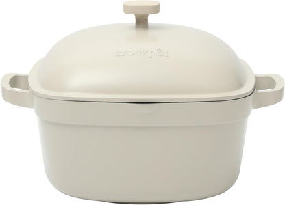 3 Quart Enameled Cast Iron Dutch Oven – Aqua - Curated Catalog G1