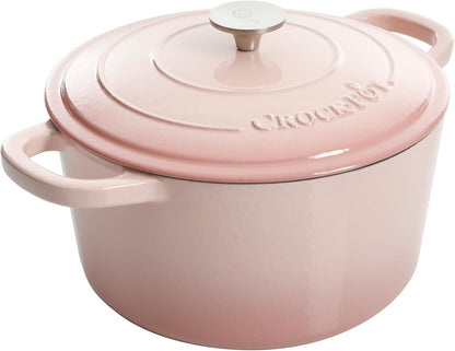 3 Quart Enameled Cast Iron Dutch Oven – Aqua - Curated Catalog G1