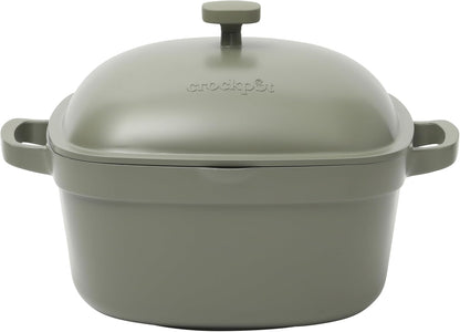 3 Quart Enameled Cast Iron Dutch Oven – Aqua - Curated Catalog I8