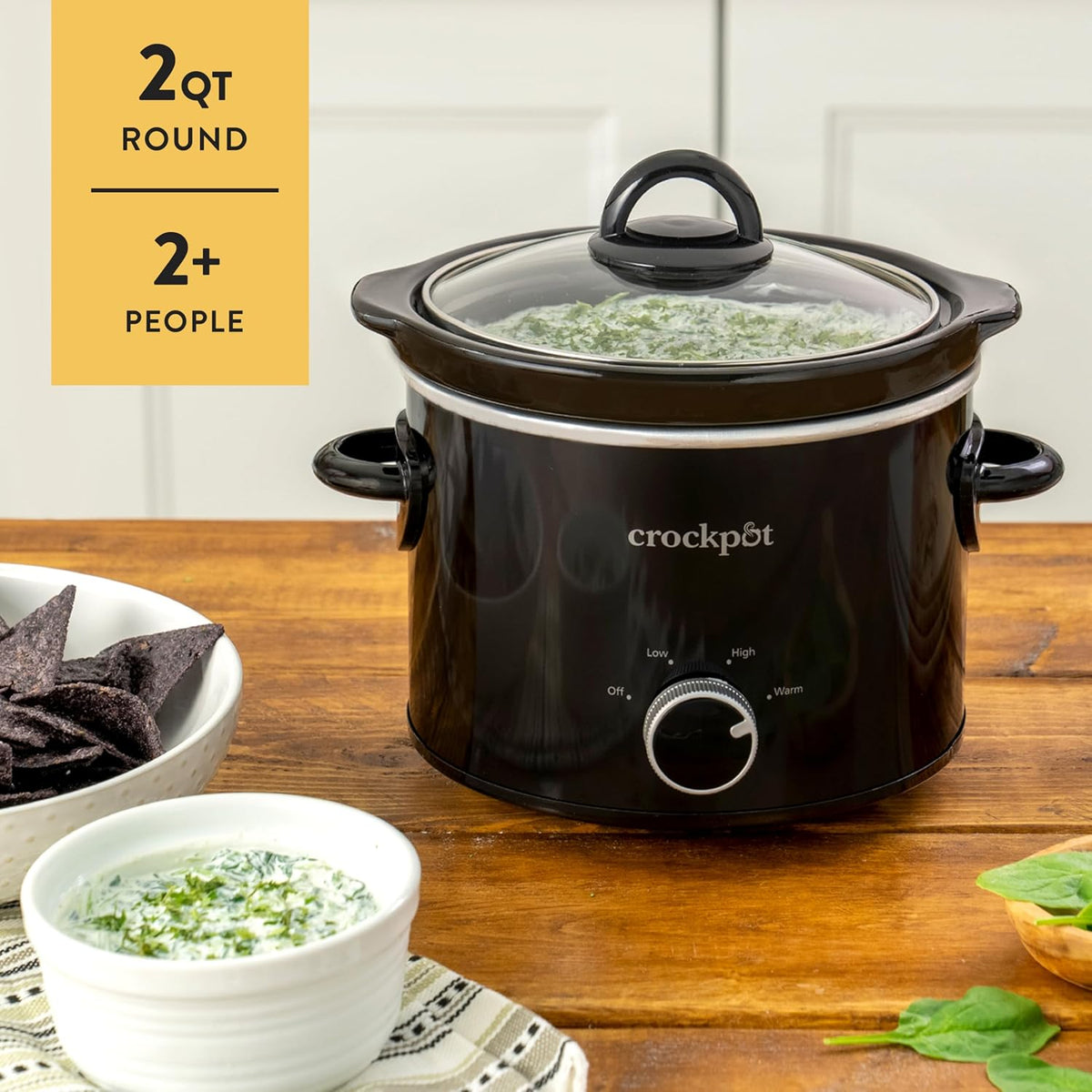 2 Quart Mini Slow Cooker – Classic Compact Cooker - Curated Catalog F7